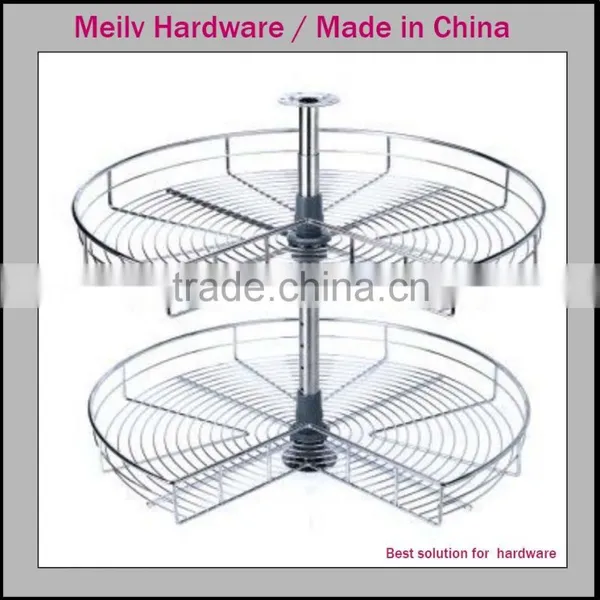2016-2017 Foshan Kitchen Hardware Cabinet Chrome Revolving Basket photo-4