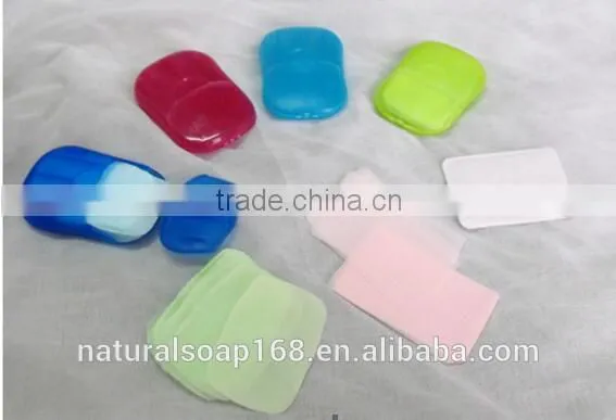 25pcs Hand Washing Paper Perfumed Soap, Dissolving Paper Soap, Travel Paper Soap photo-2