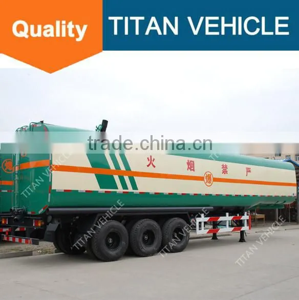 Semi Fuel Tank Trailer Semi Trailer Tanker for Petrol , Diesel Tank Trailer 3 Axles
