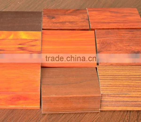 Aluminum Extrusion Profiles Wood Effect Aluminium Material photo-3