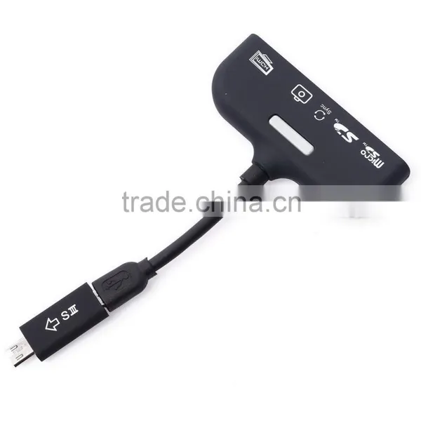 Multi-functional MHL Adapter With OTG Card Reader Function For Android Smart Phones photo-2