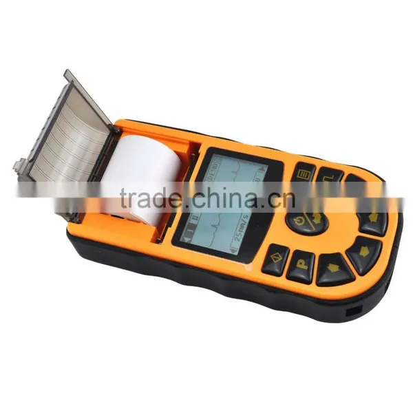CE and ISO Approved Popular Handheld One Channel Electrocardiograph ECG Machine photo-2