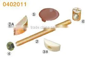 Zinc Plated Steel Universal Furniture Joint Connector for Furniture Hardware photo-4