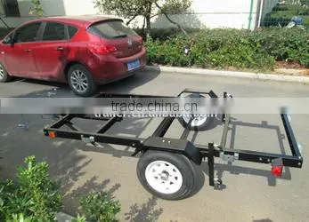 4x8 Black Folding Trailer /utility Trailer photo-5