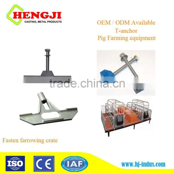 t Anchor of Concrete Slats for Fastening Pig Slats photo-6