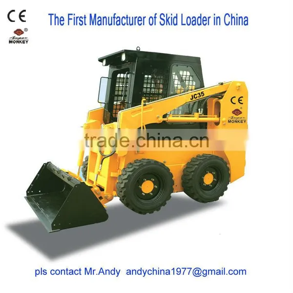 Skid Steer Loader,China Bobcat JC35 With 35hp Engine,loading Capacity is 500kg