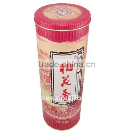 China Supplier Sell Round Red Wine Tin Can ( C118 )