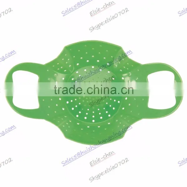 Hot Sell Collapsible Silicone Cooking Steamer Basket and Multifunctional Storage Basket photo-4