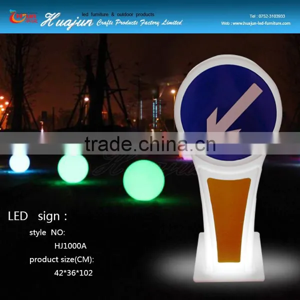 Solar Led Road Sign/outdoor Sign/led Color Change Road Sign photo-2