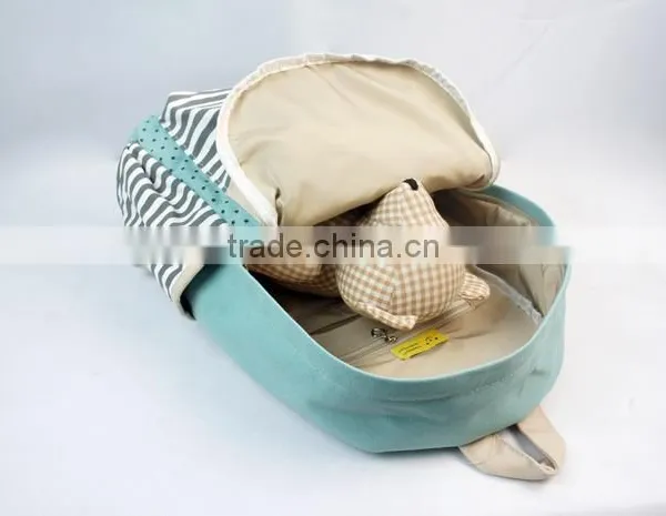 2016 Hot Sell Cute Canvas Laptop Bag/Shoulder Bag/School Backpack photo-4