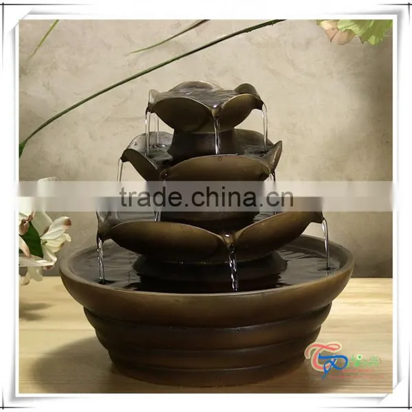 Popular Polyresin Table Top Water Features Fountains