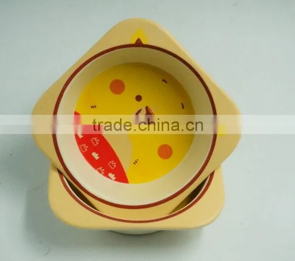 Eco Friendly Bamboo Fiber Biodegradable Kid's Bowl photo-4