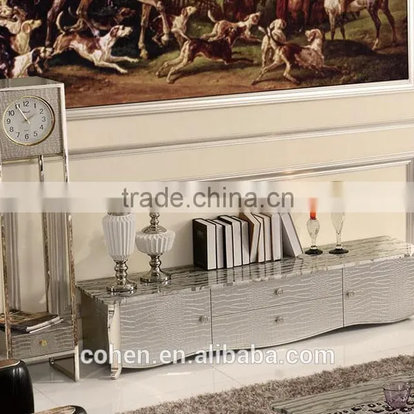 Factory Price Luxury Living Room Furniture tv Wall Unit/table/cabinets E103 photo-2