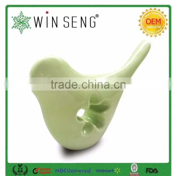 Hot Selling Ceramic Bird Ornaments With Hollow-out Design photo-3