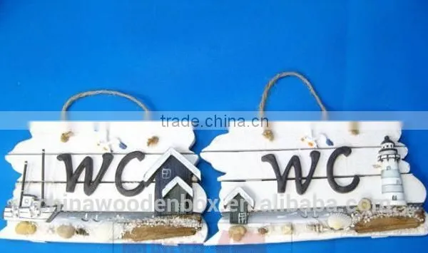 Wholesale Wood Vintage Colour Wooden Doorplate Top Quality Indicator for Factory Direct Sale photo-2