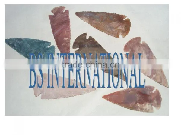 Natural Agate Arrowheads