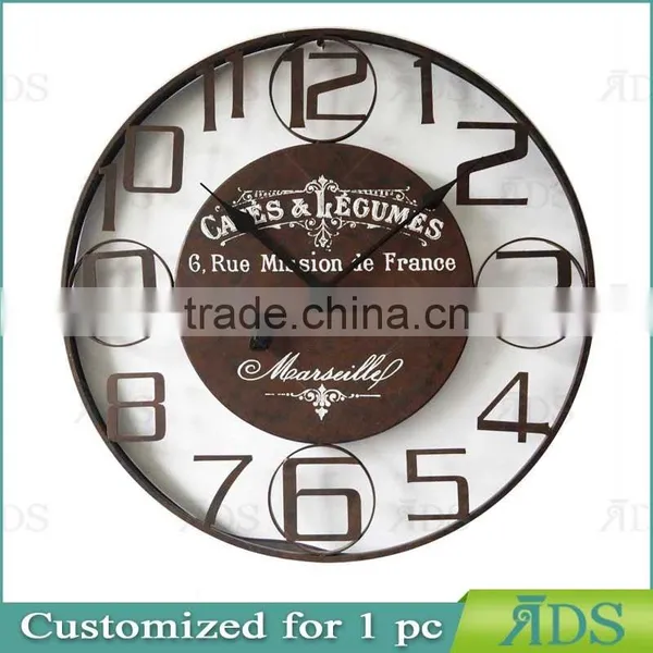 Motorcycle Shape Metal Rustic Standing Clock photo-3