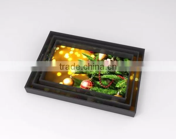 Rectangular Lacquer Tray With Many Patterns, Made in Vietnam photo-4