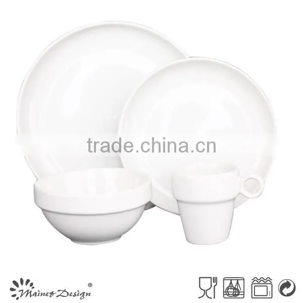 Set16 Ceramic Dinnerware Set Solid Color Dinner Set Stoneware Stackable Dinner Set Gift Box Packing photo-3