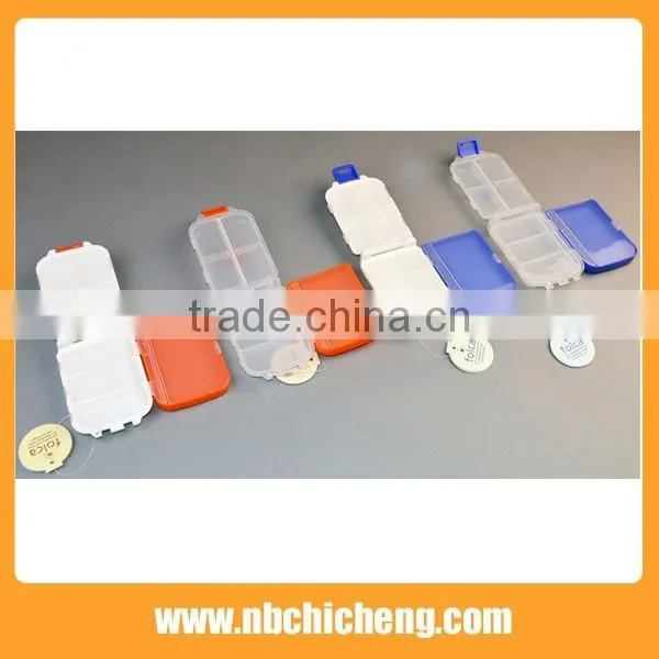 Wholesale 8 Part Folding Pill Box, Folding PP Pill Box, Folding Mini Pill Box photo-3