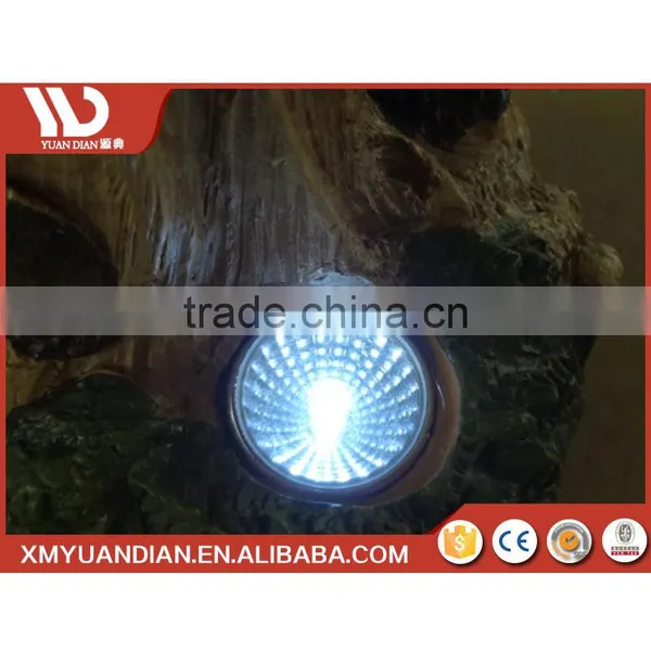 Resin Craft Owl Ornament Outdoor Solar Garden Light With Bird Bath photo-3