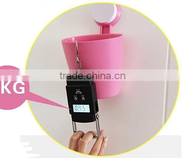 Vacuum Suction Cup Bathroom and Kitchen Plastic Shelf/holder/storage Bucket photo-3