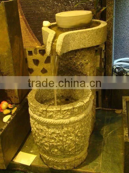 Ancient Water Utensil Granite Fountain photo-3