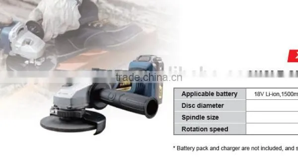 XG115 18V LI-ION CORDLESS ANGLE GRINDER photo-2