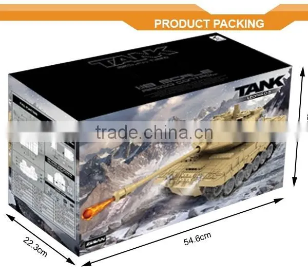 R/C Fight Tank With Light And Music Radio-Controlled Models Military Combat R/C Toy photo-5