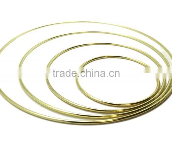 High Quality Bright Color Metal O Ring for Handbag Round Ring, Butt Welded Steel Wire Rings ID 1" photo-5