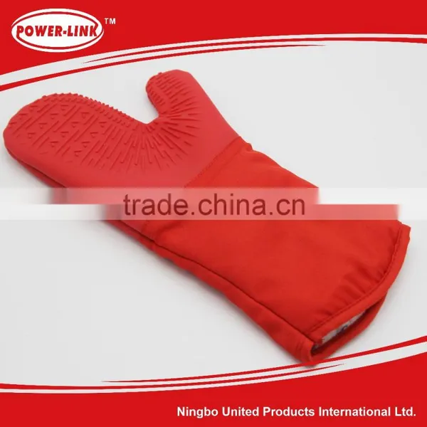 BBQ Kitchen Stripes Cloth With Silicone Large Size Glove photo-2