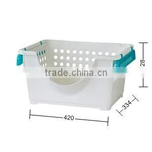 Small Plastic Stackable Basket and Storage Box photo-3