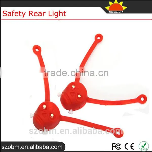 Wholesale Cool Skeleton Bike Tail Light Led Silicone Bicycle Light For Bikes photo-2
