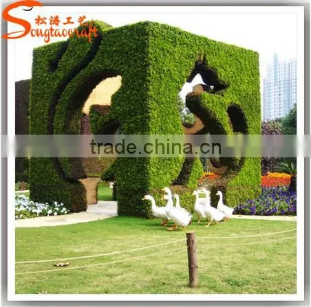 2015 Wholesale Manufacturer Cusomizes Artificial Decorative Topiary Animal Garden Topiary photo-3