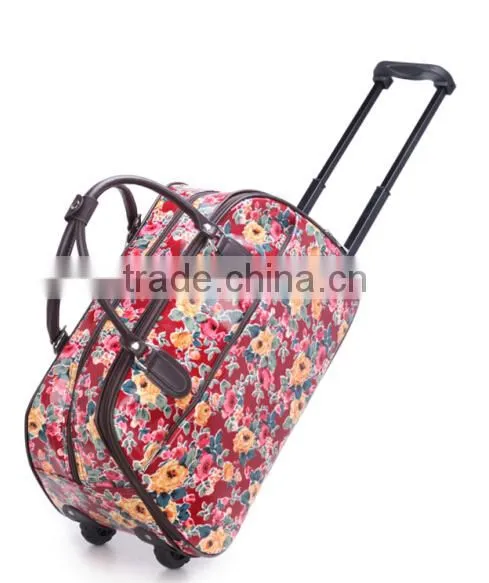 Printing Trolley Travel Bag With Durable Wheels photo-5