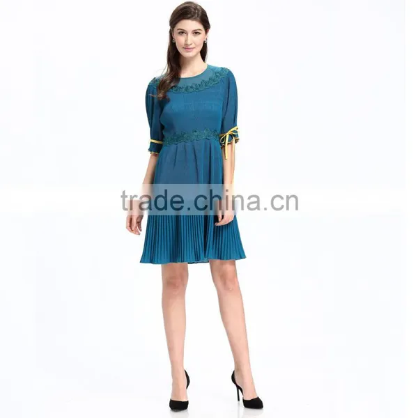 Lady Fashion With Picture Summer For Western Party Wear Cloth Woman Dress photo-4