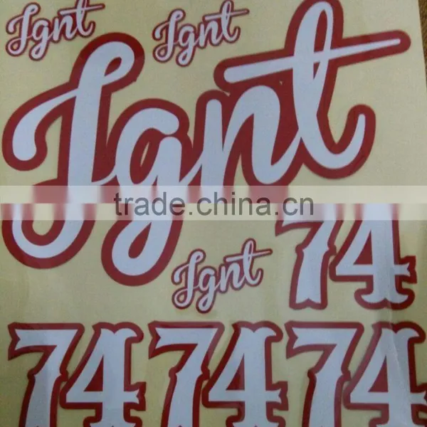 Customized New Design Carton Logo Heat Transfer Paper for T-shirt/garment Heat Tranfer Label photo-3