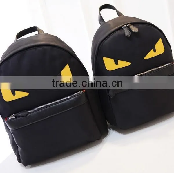 2016 Imported Cowhide Nylon Little Monsters Backpack Handbag Men's Bags photo-6