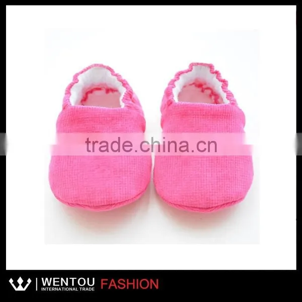 New Arrival Colorful Fabric Baby Crib Moccasins photo-2