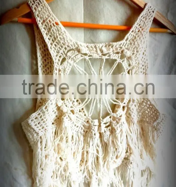 Wholesale Festival Fashion Women Crochet Vest photo-5