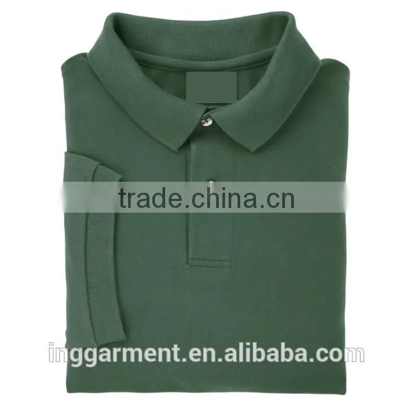 Custom Made 100% Cotton Golf Polo T-Shirt photo-2