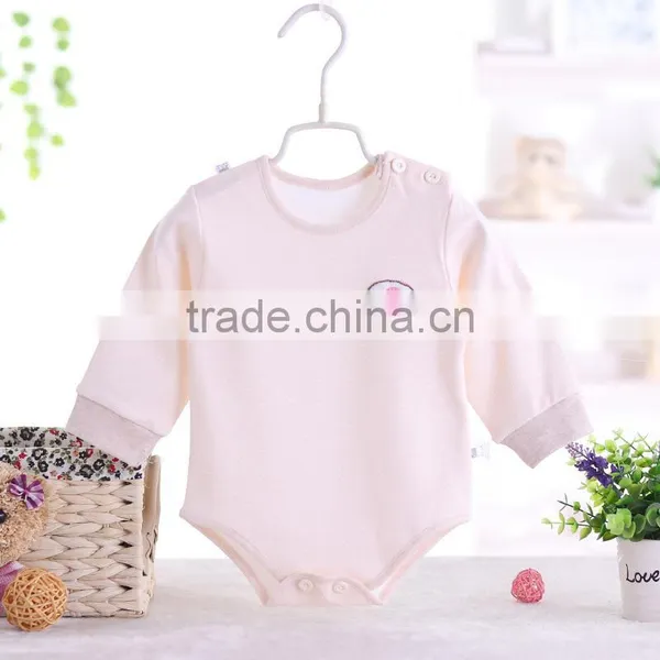 High Quality Long Sleeve Infant and Toddler Baby Clothes Bodysuit photo-2