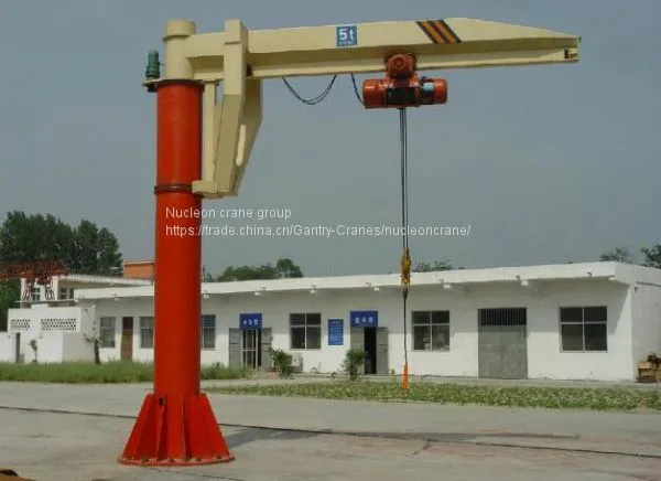 Widely Used Derricking Jib Crane With Swivel Facility up to 360 Degree photo-2