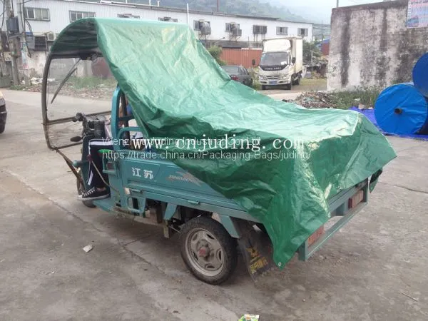 Tarpaulin Fabric for Inflatable Boat, Pvc Stripe Tarpaulin/pvc Tarpaulin Truck Cover photo-3
