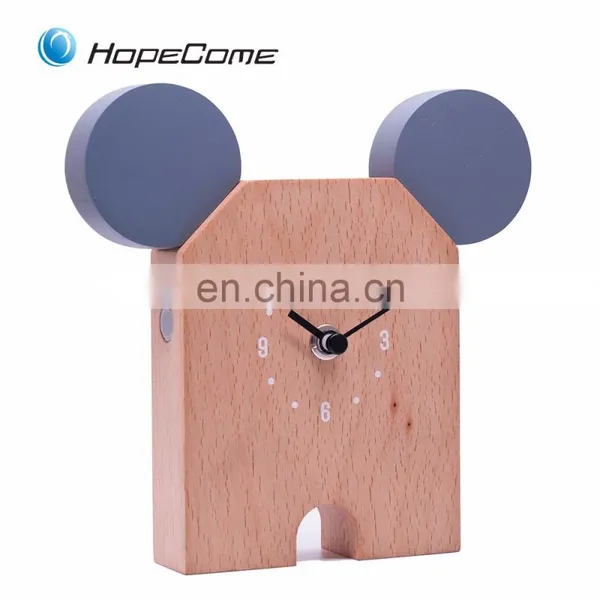 Supply Promotion Gifts Wooden Alarm Clock Best Price photo-2