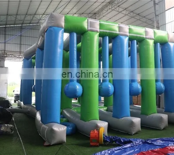 Popular Inflatable Games China Floating Obstacle Course Bounce House With En14960/EN15649 photo-2