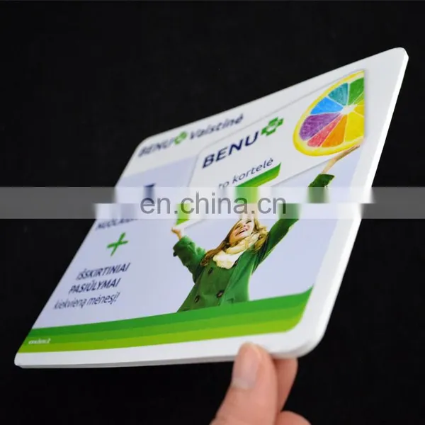 Business Gift White Eva Backing Plastic Surface Mouse Pads Custom Images photo-2