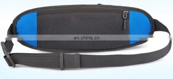 Custom Promotional Blue Polyester Nylon Sports Bag With Zipper for Extra Security for Running photo-5