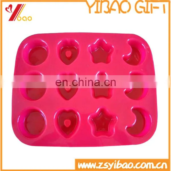 Fish Shape Ice Cube Tray/ Chocorate Cupcake Mold Silicon Strawberry Shape Ice Cube Tray