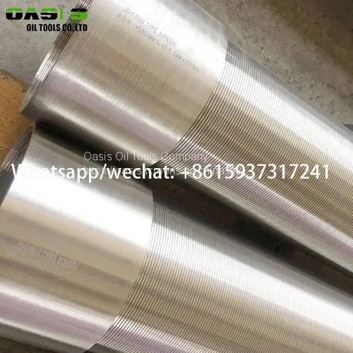 Water Well Stainless Steel v Wire Wrapped Screen Pipe/rod Base Well Screens photo-2